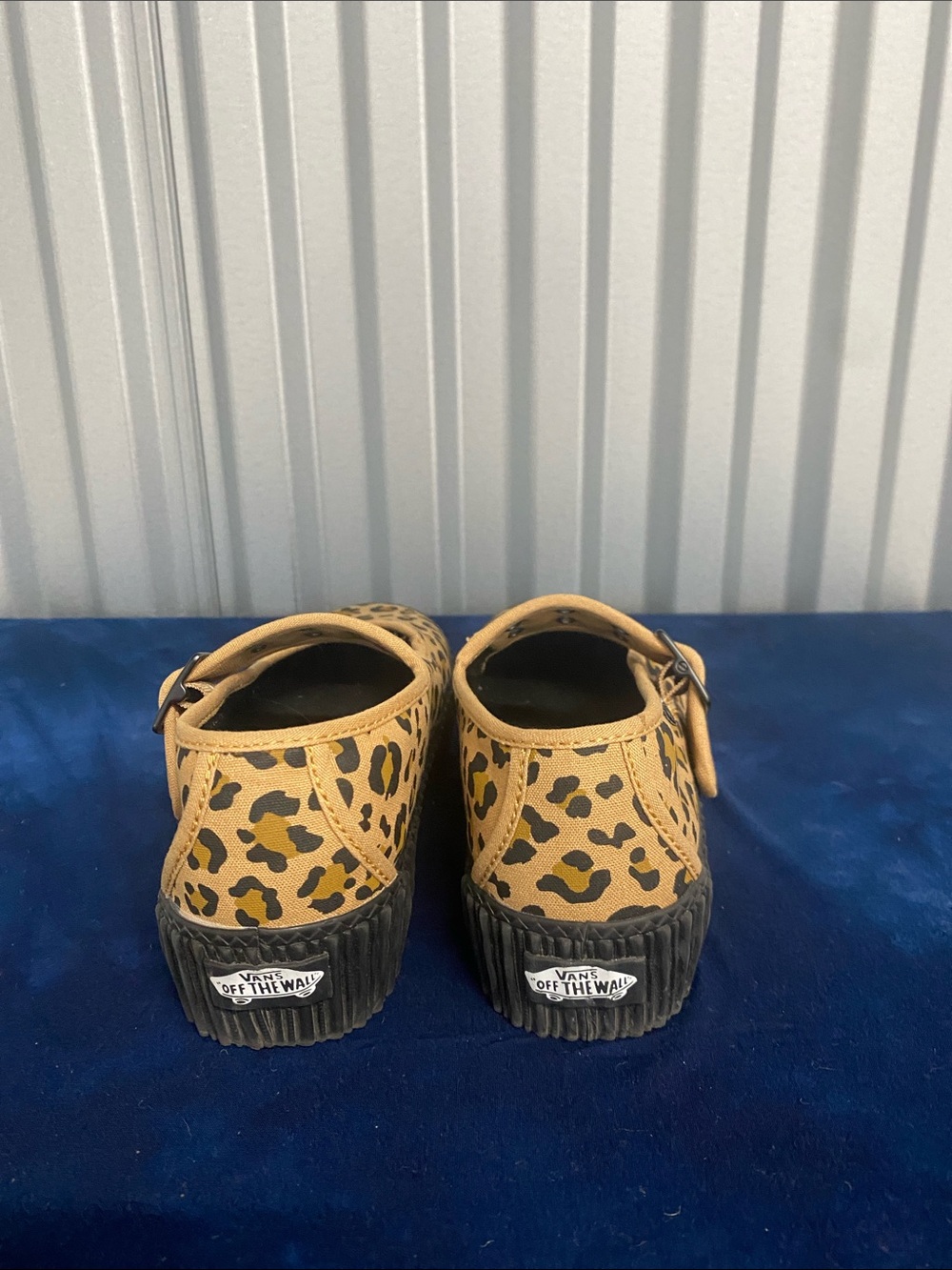 Vans Leopard-Print Mary Jane Creeper Platform Sneakers - Picture 3 of 6